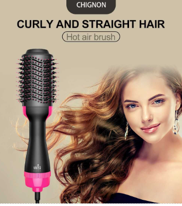 Hair Dryer, Straightener & Curler Comb