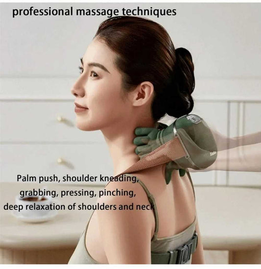 Portable Bionic Finger Neck Shoulder Massager